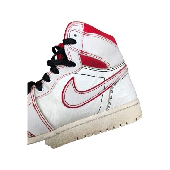 2018 Nike Air Jordan 1 Retro High OG Phantom Gym Red Size 9 - Picture 11 of 16
